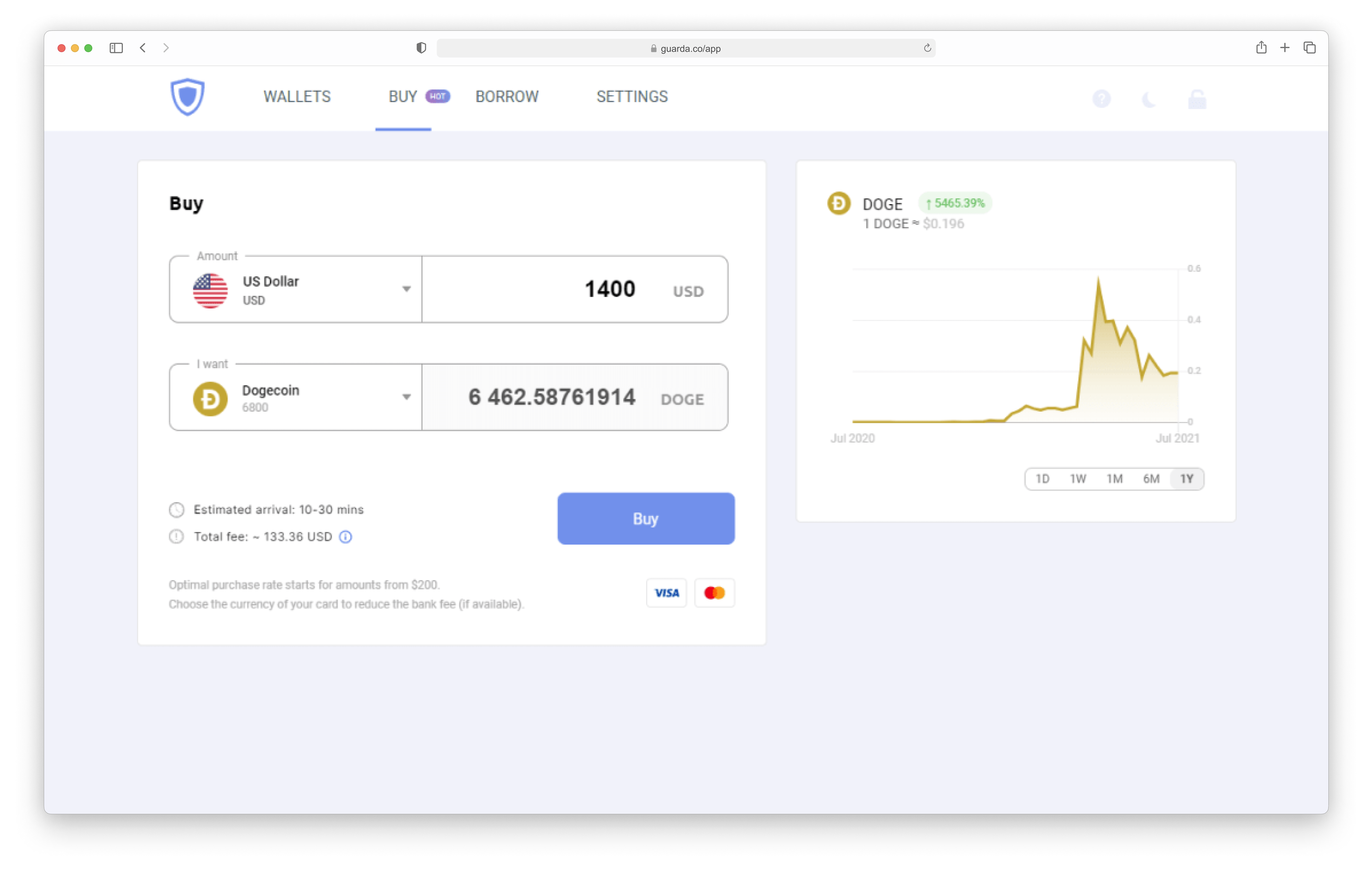Crypto Purchase