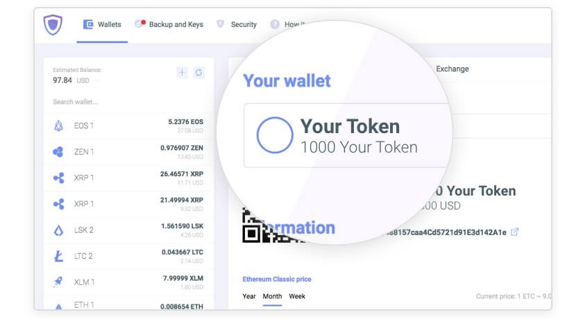 Thatâs how your token will look like on Guarda